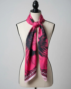 FUSCHIA BLOOM SCARF